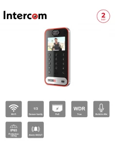 Vidéophone IP 2MP IR avec reconnaissance faciale – Provision-ISR Maroc