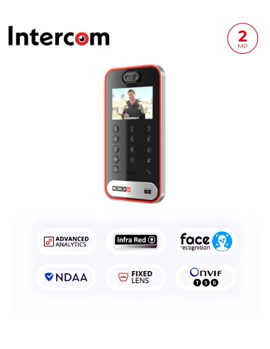 Vidéophone IP 2MP IR avec reconnaissance faciale – Provision-ISR Maroc