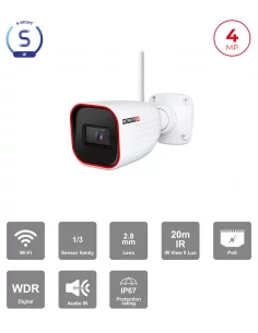 Caméra Bullet WiFi 4MP –... 2