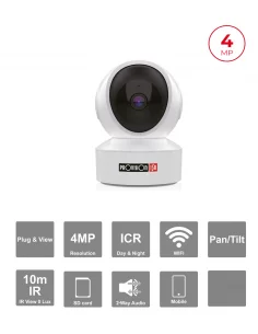 Caméra intérieure motorisée Pan/Tilt IR 10m – Surveillance IP Maroc