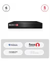 NVR 4 Canaux PoE 5MP – NVR5-4100PXN(MM), HDMI/VGA, NDAA, HDD 6To | Provision-ISR Maroc