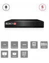 NVR 8CH 5MP PoE Provision-ISR avec Cybersécurité NDAA