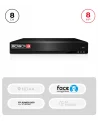 NVR 8CH 8MP PoE avec Alarme & Reconnaissance Faciale