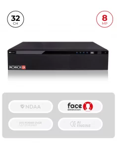 NVR 32CH 8MP avec IA, Alarmes et RAID – Reconnaissance Faciale