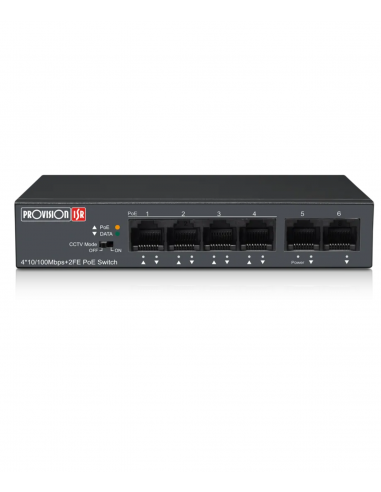 Switch PoE à 4 Channels avec 2 ports...