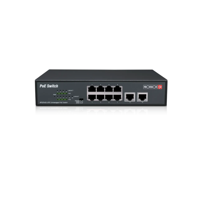 Switch PoE 8 ports 10/100 Mbps – 120W | Réseau & Surveillance IP Maroc