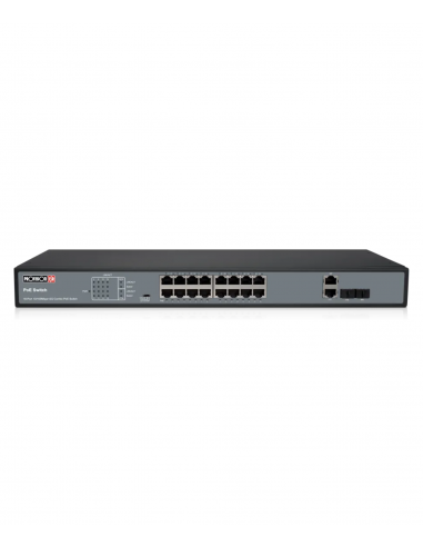 Switch PoE 16 ports 10/100 Mbps, avec...