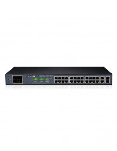 Switch PoE 24 ports 10/100 Mbps + 2...