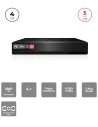 DVR Hybride 4CH + 2 IP 5MP – HDMI, Audio & VGA