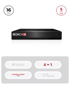 DVR Hybride 16CH+8CH IP 5MP HDMI VGA Audio – Provision ISR