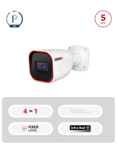 Caméra bullet 5MP analogique IR 20m – Objectif fixe