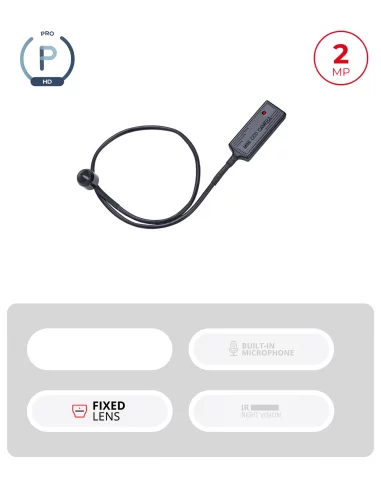 Caméra cachée serpentin 1080P – Objectif sténopé 3.7 mm