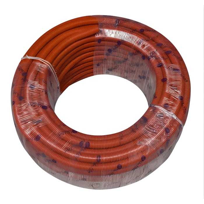 tube orange d'électricité