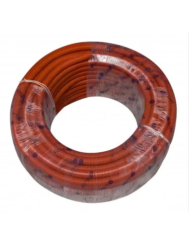 tube orange d'électricité