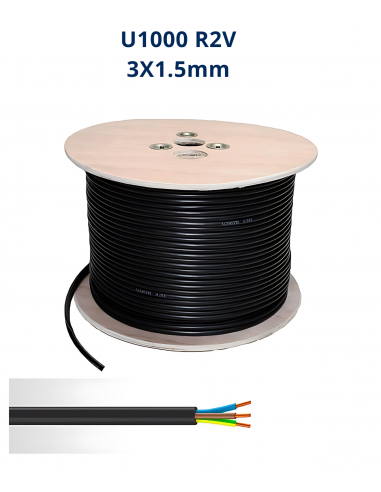 Câble électrique rigide U-1000 R2V...