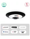 Caméra IP Fisheye 6MP 360° – IR 15m, Anti-vandale – Série IP-Special Maroc