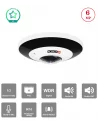Caméra IP Fisheye 6MP 360° – IR 15m, Anti-vandale – Série IP-Special Maroc