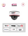 Caméra IP 4MP PoE Anti-Vandale – IR 20m, Objectif 2.8mm – Série E-Sight