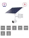 Caméra Solaire 4MP Bullet – DDA Analytics Objectif Fixe | Vidéosurveillance Maroc