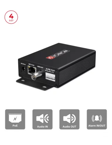 Serveur Vidéo 4MP AHD – Audio, Alarmes, Analyse Intelligente | Maroc