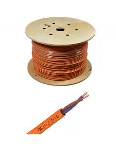 Câble anti-feu CR1 C1 2x1.5 – Sécurité électrique au Maroc