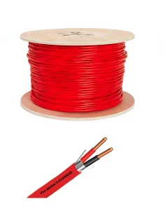 Câble incendie SYT 1x2xAWG20 Rouge (Bobine de 500m)