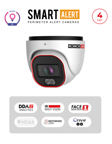 Caméra IP 4MP Smart-Sight Dôme –...