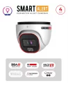 Caméra IP 4MP Smart-Sight – Dissuasion Active, IR LED, Motorisée, PoE | Maroc