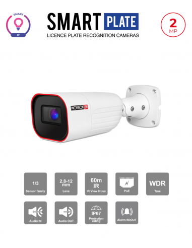 Camera - 2MP PoE - Smart series ,LPR,...