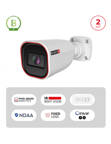 Camera IP 2MP PoE- H.265 B-Sight...