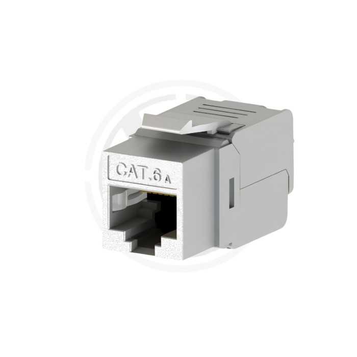 %Connecteur RJ45 Cat.6A blindé%