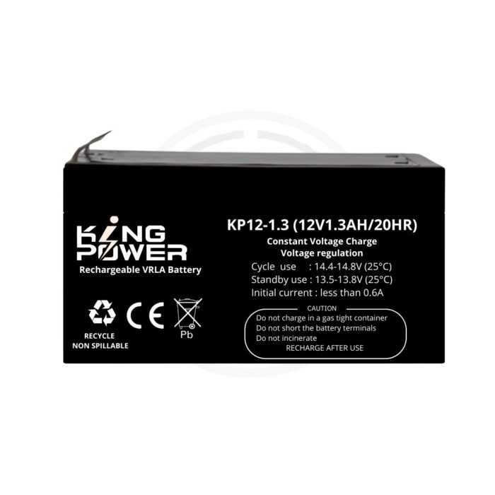 Batterie 12V 1.3Ah Rechargeable – Sécurité & Onduleur | Maroc