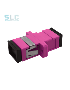 Adaptateur Fibre Optique SC Simplex OM4 Multimode Violet | CVS Distribution