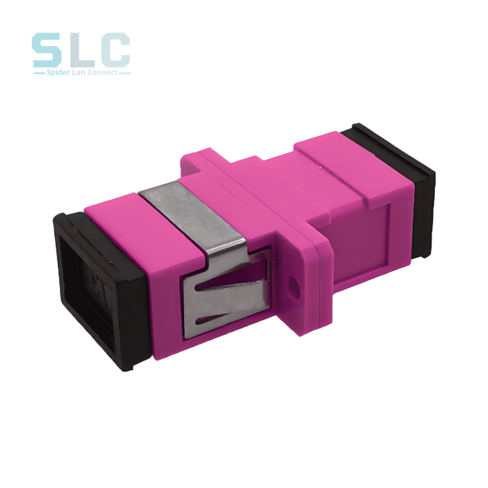Adaptateur Fibre Optique SC Simplex OM4 Multimode Violet | CVS Distribution