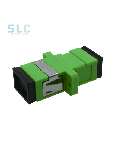 Adaptateur Fibre Optique SC/APC Simplex OS2 Monomode Vert | CVS Distribution