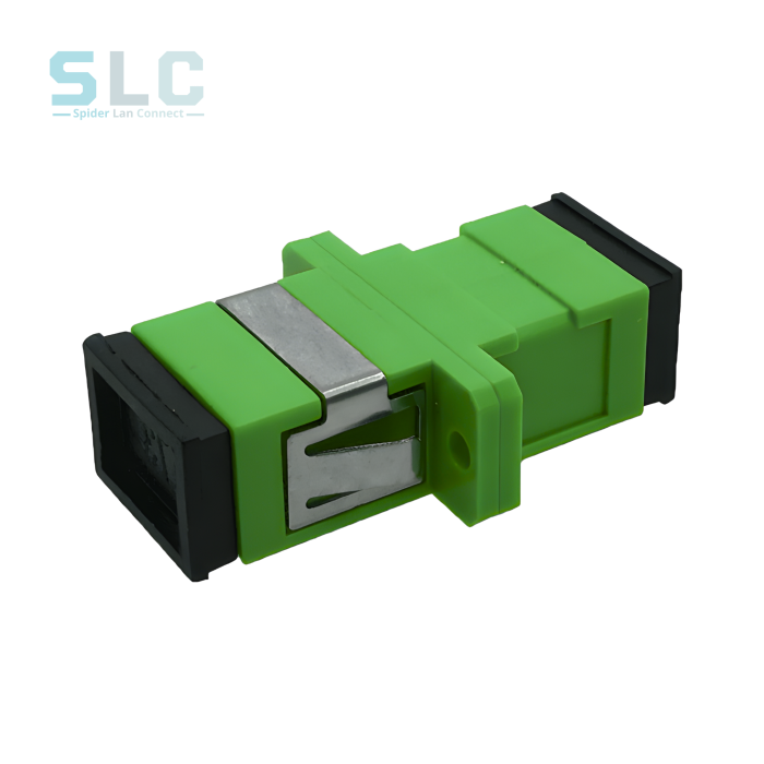 Adaptateur Fibre Optique SC/APC Simplex OS2 Monomode Vert | CVS Distribution