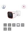 Caméra Bullet IP 4MP PoE – IR 20m H.265 | S-Sight Series Maroc
