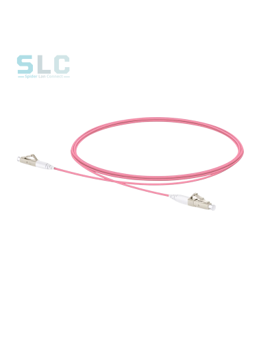Jarretière Optique LC/UPC OM4 50/125µm 1.2mm Rose | CVS Distribution Maroc