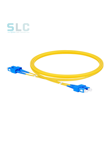 Jarretière Fibre Optique SC UPC Duplex OS2 2.0mm | CVS Distribution Maroc