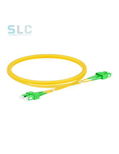 Jarretière Fibre Optique SC APC Duplex OS2 2,0 mm | CVS Distribution Maroc