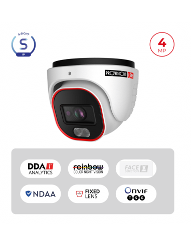 Caméra Dôme IP 4MP PoE – S-Sight...