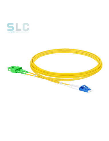 Jarretière Optique LC UPC vers SC APC Duplex OS2 2,0 mm – CVS Distribution Maroc
