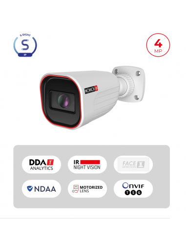 Camera- 4MP PoE-H.265 S-Sight Series,...