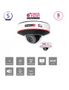 Caméra Mini Dome 5MP PoE IR 10m Objectif 2.8mm – Série S-Sight Maroc