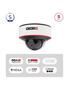 Caméra IP Dome 5MP PoE –...