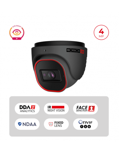 Caméra IP 4MP PoE Dome - Eye-Sight –...