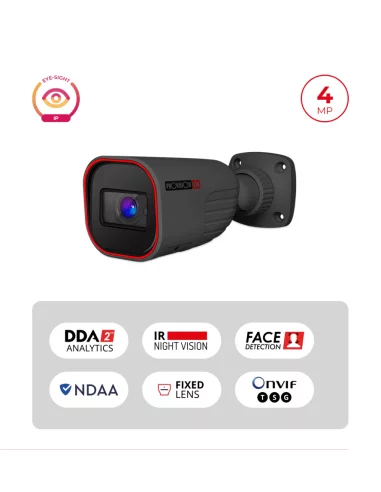 Caméra Bullet IP 4MP Eye-Sight – IR 40M, H.265, 3.6mm, PoE | Maroc
