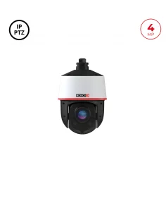 Mini Caméra IP PTZ 4MP – Zoom x25, DDA Analytics, PoE+, Support Inclus
