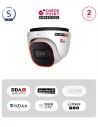 Caméra IP Dôme 2MP IR 20m – DDA, Dual System & Sécurité Check Point | Provision-ISR Maroc