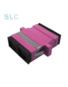 Adaptateur Fibre Optique SC Duplex OM4 Multimode Violet | CVS Distribution